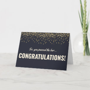 Gefeliciteerd met de Kaart voor nieuwe advocaat