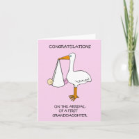 Gefeliciteerd met de komst van eerste kleindochter