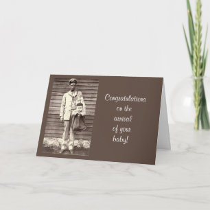 Gefeliciteerd met de komst van New Baby humor Kaart