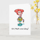 Gefeliciteerd met de marathoner - Bling Kaart (Gele Bloem)