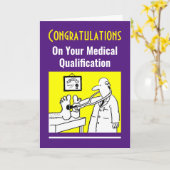 Gefeliciteerd met de medische kwalificatie kaart (Gele Bloem)