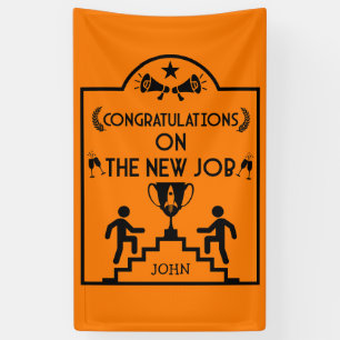 Gefeliciteerd Met De Nieuwe Baan Spandoek