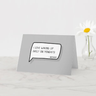 "Gefeliciteerd met de nieuwe taak"   Sarcastic Sai Kaart