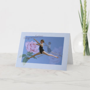 Gefeliciteerd met de overweging Ballet Dance Kaart