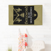 Gefeliciteerd met de promotie spandoek (Insitu)