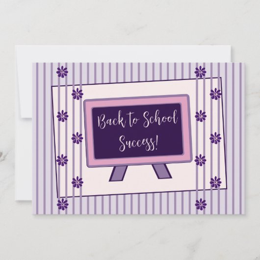 Gefeliciteerd met de terugkeer naar school Flat Ka (Voorkant)