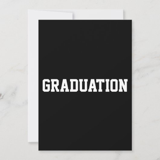 Gefeliciteerd met de uitnodiging voor het Afstuder (Achterkant)