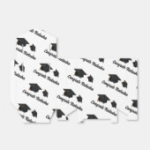 Gefeliciteerd met de viering van het afstuderen bedankdoosjes (Uitgevouwen)