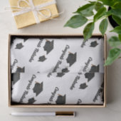 Gefeliciteerd met de viering van het afstuderen tissuepapier (Geschenk)