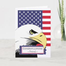 Gefeliciteerd met Friend Basic Training Eagle Kaart