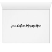 Gefeliciteerd met gepersonaliseerd huwelijk Rustic (Binenzijde Horizontaal (Onderkant))