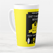 Gefeliciteerd met gewichtsverlies latte mok (Linkerhoek)