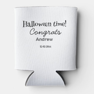 Gefeliciteerd met Halloween, voeg naam datum jaar Blikjeskoeler