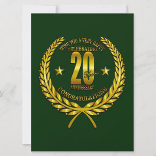 Gefeliciteerd met het 20-jarig jubileum