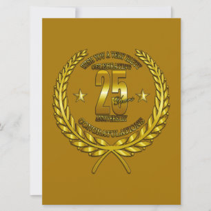 Gefeliciteerd met het 25-jarig jubileum