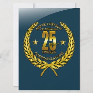 Gefeliciteerd met het 25-jarig jubileum