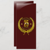 Gefeliciteerd met het 25e Jubileum (Voorkant / Achterkant)