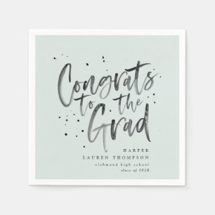 Gefeliciteerd met het afstudeerder afstuderen part servet