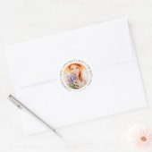 Gefeliciteerd met het Afstudeerders van Simple Mod Ronde Sticker (Envelop)