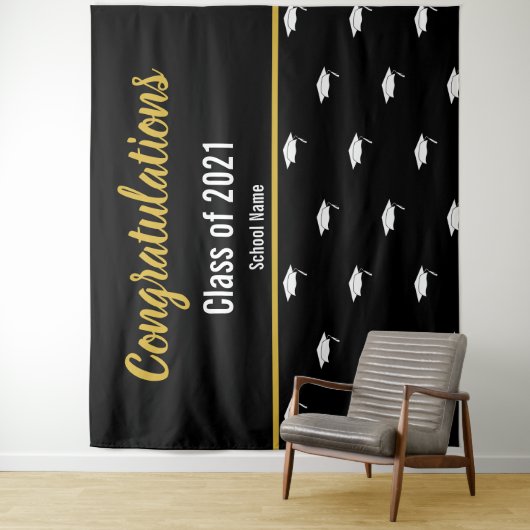 Gefeliciteerd met het Afstuderen van 2021 Wandkleed (In situ)