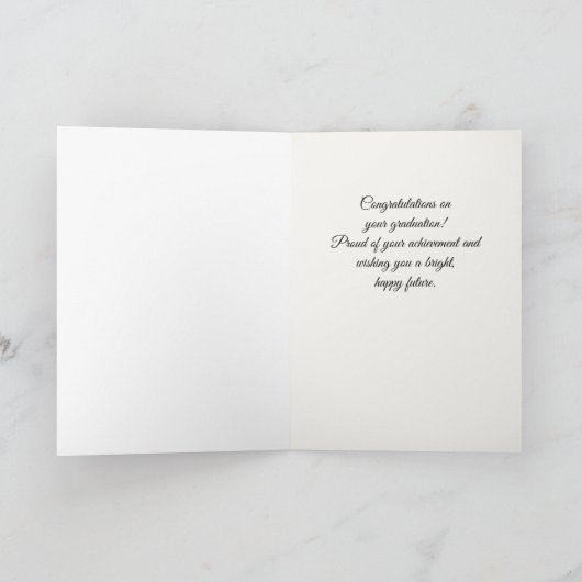 Gefeliciteerd met het Afstuderen van een custom ca Kaart (Binnen)