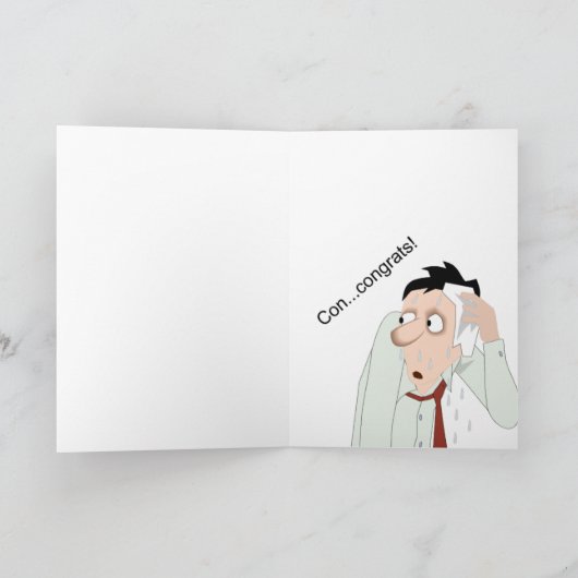 Gefeliciteerd met het behalen van het bar examen kaart (Binnen)