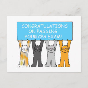 Gefeliciteerd met het behalen van het CPA-examen Briefkaart