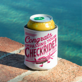 Gefeliciteerd met het behalen van je checkride! blikjeskoeler