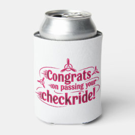 Gefeliciteerd met het behalen van je checkride! blikjeskoeler