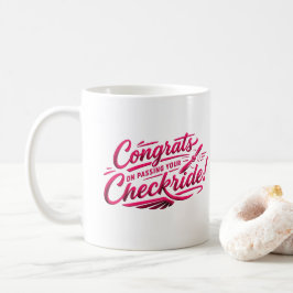 Gefeliciteerd met het behalen van je checkride! koffiemok