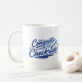 Gefeliciteerd met het behalen van je checkride! koffiemok