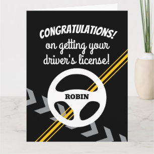 Gefeliciteerd met het behalen van je rijbewijs kaart