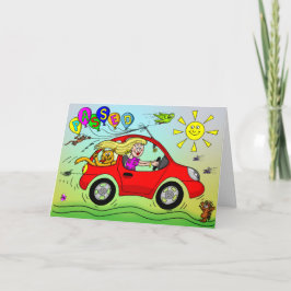 Gefeliciteerd met het behalen van je rijexamen kaart