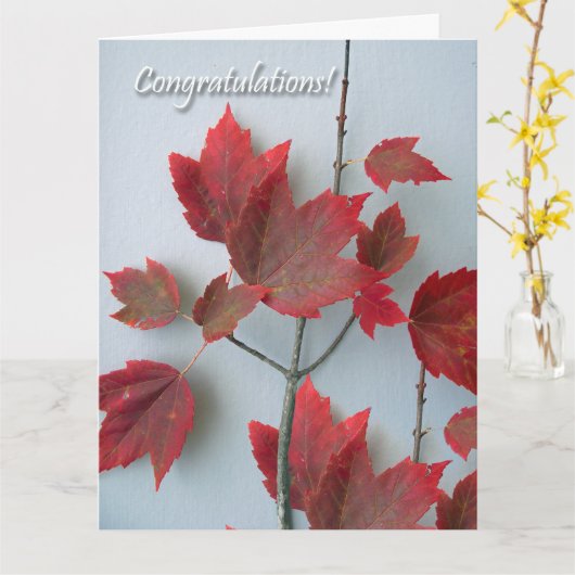 Gefeliciteerd met het Canadese staatsburgerschap Kaart (Gele Bloem)