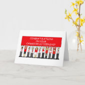 Gefeliciteerd met het Canadese staatsburgerschap Kaart (Gele Bloem)