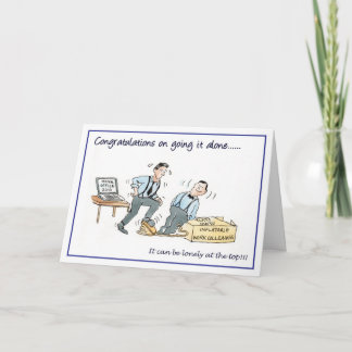 Gefeliciteerd met het feit dat je het alleen hebt. kaart