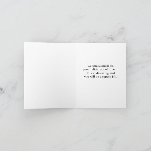 Gefeliciteerd met het feit dat u bent beëdigd als  kaart (Binnen)