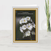 Gefeliciteerd met het hernieuwen van uw huwelijksg kaart (Voorkant)