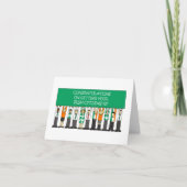 Gefeliciteerd met het Ierse staatsburgerschap Kaart (Voorkant)