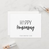 Gefeliciteerd met het jubileum van uw woning Real  Kaart (Voorkant / Achterkant in situ)