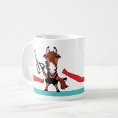 Gefeliciteerd met het lintsnijdend ontwerp koffiemok (Voorkant links)