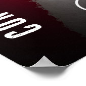 Gefeliciteerd met het moderne fotofeest Afstuderen Poster (Hoek)