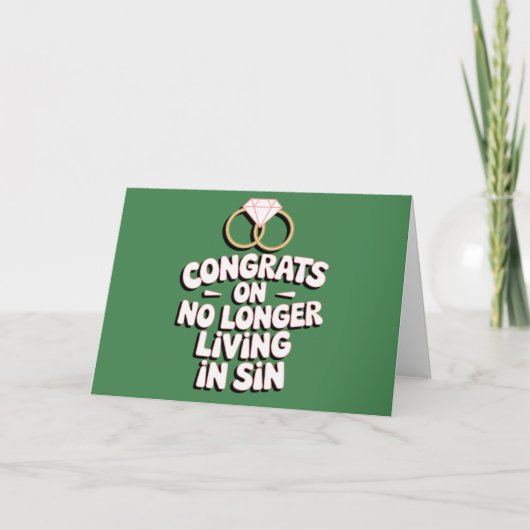 Gefeliciteerd met het niet meer leven in Sin Funny (Voorkant)