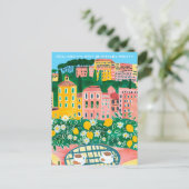 Gefeliciteerd met het nieuwe huis City Views Art Briefkaart (Staand voorkant)