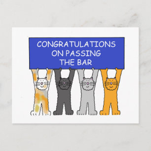 Gefeliciteerd met het overgaan van het Examen van  Briefkaart