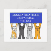 Gefeliciteerd met het overgaan van het Examen van Briefkaart (Voorkant)