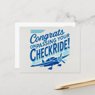 Gefeliciteerd met het passeren van je checklist! briefkaart