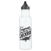 Gefeliciteerd met het passeren van je checklist! waterfles  (Rechts)