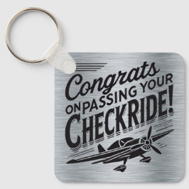 Gefeliciteerd met het passeren van je checkride! s sleutelhanger