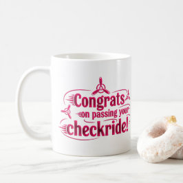 Gefeliciteerd met het passeren van uw checkride! k koffiemok